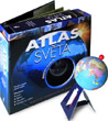 Atlas světa + Otáčivý glóbus : 249,- Kč