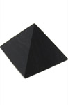 Šungitová pyramida neleštěná (matová) 3x3 cm